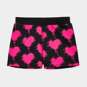 Ugg black pink heart shorts